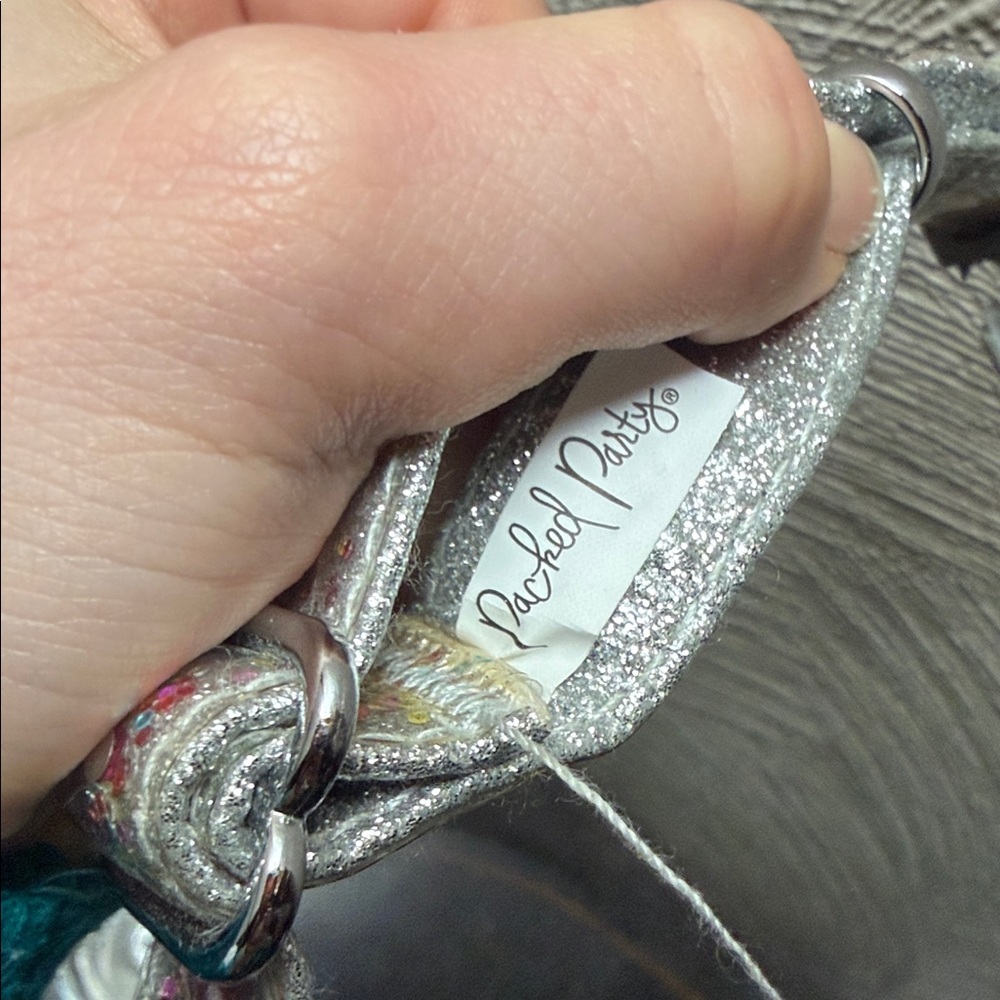 Packed Party Glittery Silver and Pink Dog Collar - Picture 11 of 11